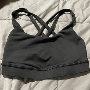 Black lululemon bra size 2.
